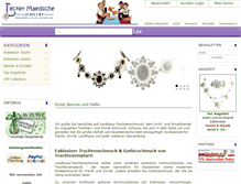 Tablet Screenshot of landhaus-trachtenschmuck.de